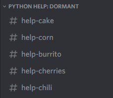 Dormant help channels